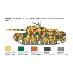 Italeri 1:35 Semovente M42 da 75/34- Modelkampvogn