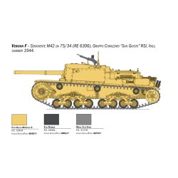 Italeri 1:35 Semovente M42 da 75/34- Modelkampvogn