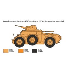 Italeri 1:35 Autoblinda AB 41 med Bersaglieri Italienskt infanteri - Modell tank