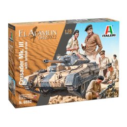 Italeri 1:35 Crusader Mk. III med brittisk besttning - Modell tank