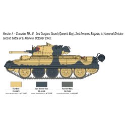 Italeri 1:35 Crusader Mk. III med brittisk besttning - Modell tank