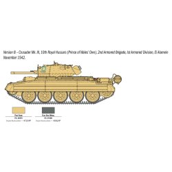 Italeri 1:35 Crusader Mk. III med brittisk besttning - Modell tank