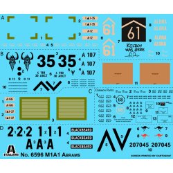 Italeri 1:35 M1A1/A2 Abrams - Modelkampvogn