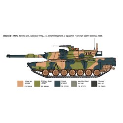Italeri 1:35 M1A1/A2 Abrams - Modelkampvogn