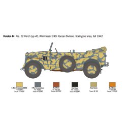 Italeri 1:35 Kfz. 12 Horch 901 typ 40 frhen Ausf. - Modelbil