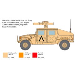Italeri 1:35 HMMWV M1036 TOW Carrier - Modelbil