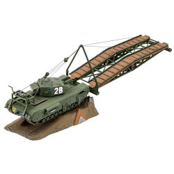Revell Churchill A.V.R.E. modelkampvogn - 1:76 Med lim og maling