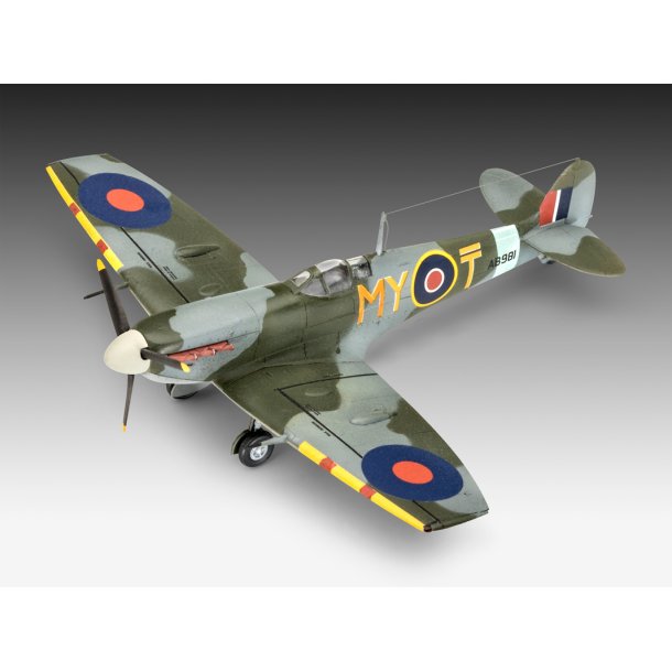 Revell Combat Set Bf109G-10 &amp; Spitfire Mk modelfly - 1:72 - Med lim og maling