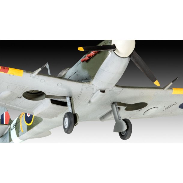 Revell Combat Set Bf109G-10 &amp; Spitfire Mk modelfly - 1:72 - Med lim og maling