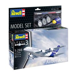 Revell Airbus A380 modelfly - 1:288 - Med lim og maling