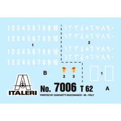 Italeri 1:72 T-62 - Modell tank