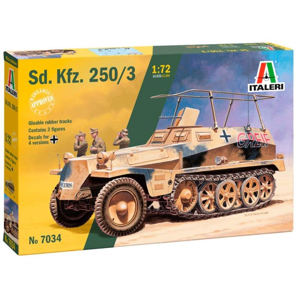 Italeri Sd.Kfz. 250/3 modelkampvogn