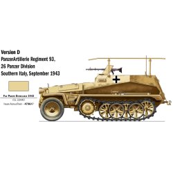 Italeri Sd.Kfz. 250/3 modelkampvogn