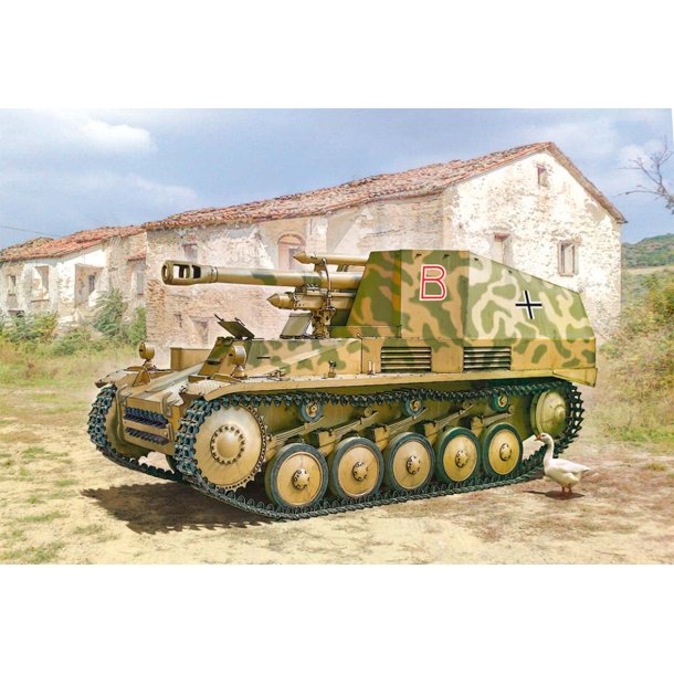 Italeri 1:72 SD.Kfz.124 Wespe - Model artillerisystem