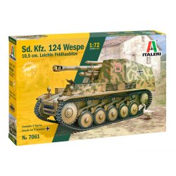 Italeri 1:72 SD.Kfz.124 Wespe - Model artillerisystem