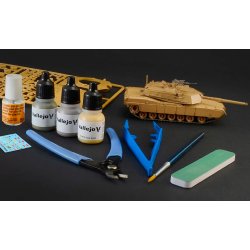 Italeri 1:72 M1 Abrams - Komplet st - Modelkampvogn
