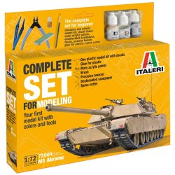 Italeri 1:72 M1 Abrams - Komplet st - Modelkampvogn