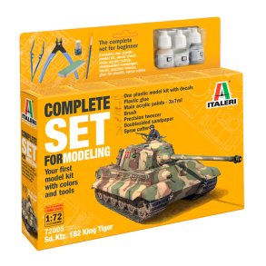 Italeri 1:72 Sd. Fordon 182 King Tiger - komplett set - modell tank