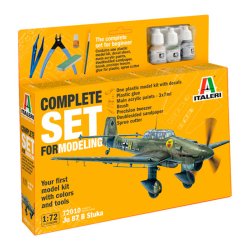 Italeri 1:72 Junker Ju-87B Stuka - Komplett set - Modellflygplan