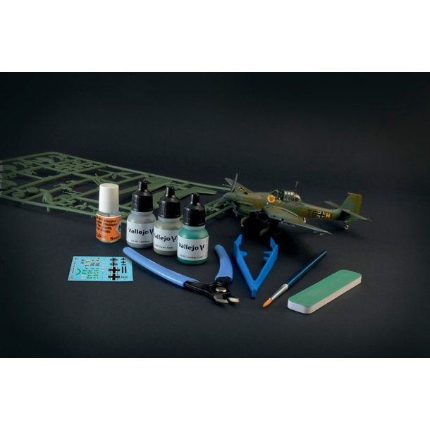 Italeri 1:72 Junker Ju-87B Stuka - Komplett set - Modellflygplan