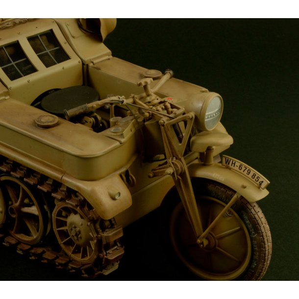 Italeri 1:9 Sd.Kfz 2 Kettenkrad - Modelmotorcykel