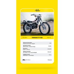 Heller Yamaha TY 125- 1:8 modelmotorcykel