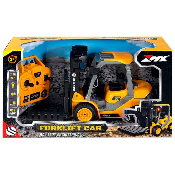 Fjernstyret gaffeltruck (3 r+) - 2,4 GHz