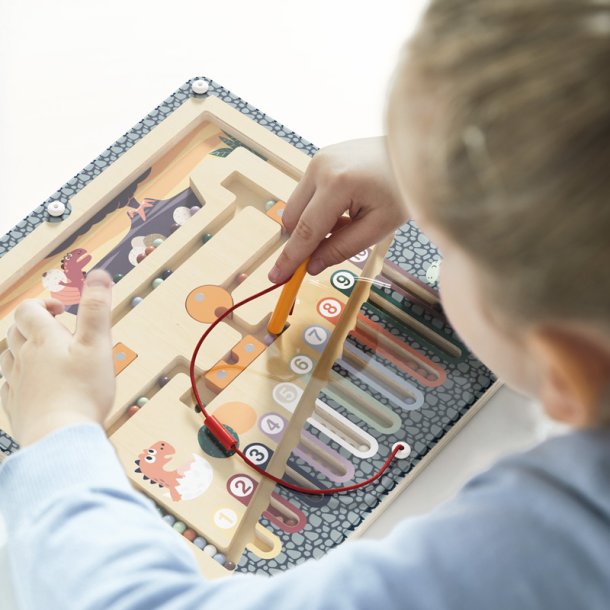 Magnetisk dinosaurlabyrint