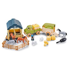 Bull Take Apart farmst med hestestald