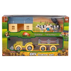 Bull Take Apart traktorst med lade