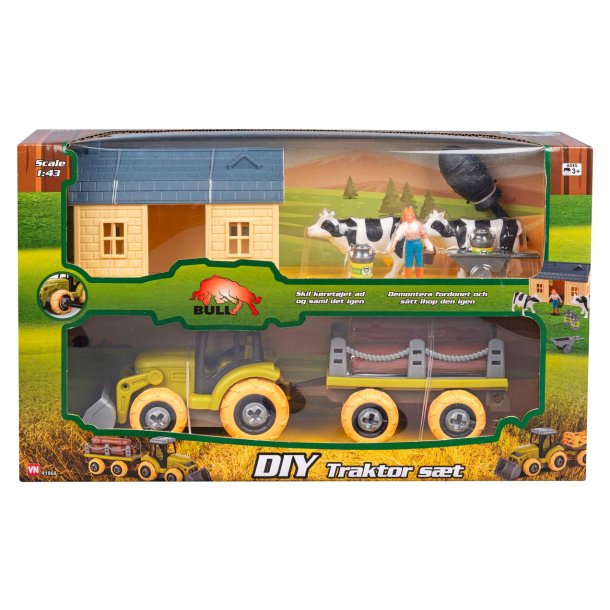 Bull Take Apart traktorst med lade