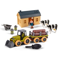 Bull Take Apart traktorst med lade