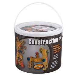 Trbyggest med 90 dele i spand