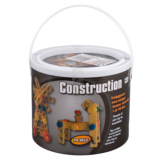 Trbyggest med 90 dele i spand