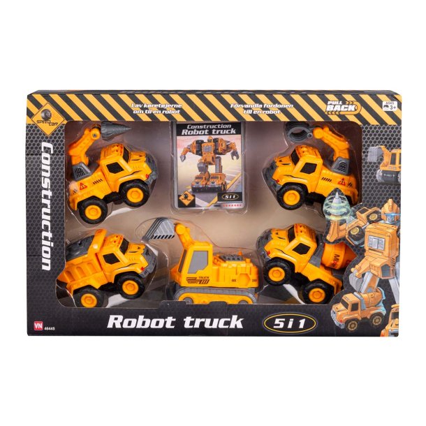 Speedcar 5-i-1 Construction robot