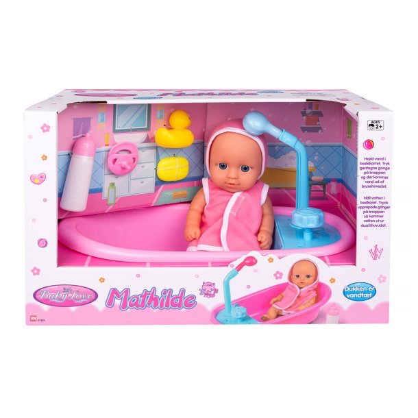 Mathilde My baby badedukke med bruser