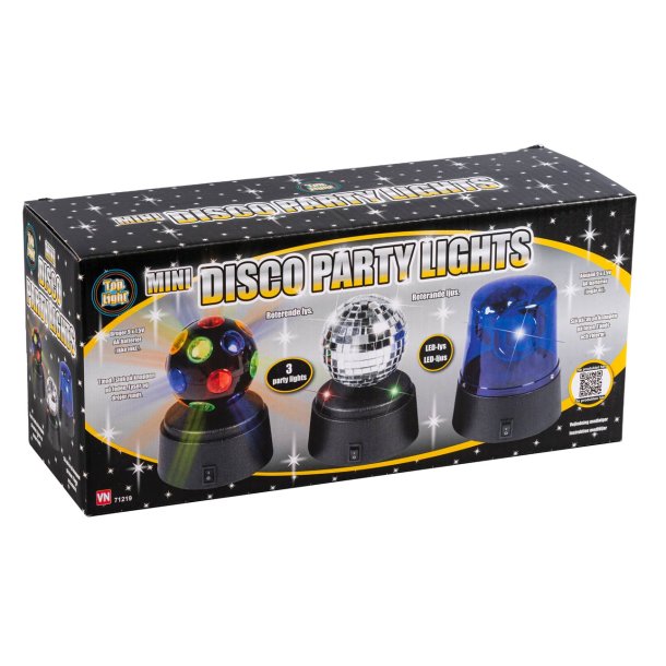 Mini diskolys - 3-pak