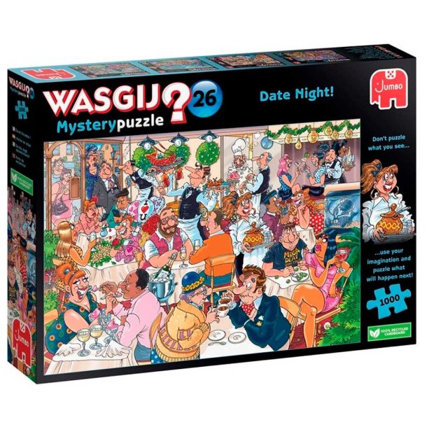 Wasgij Mystery nr. 26 - 1000 brikker - Date Night!