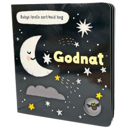 Babys frste sort-hvid bog - Godnat