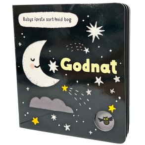 Babys frste sort-hvid bog - Godnat