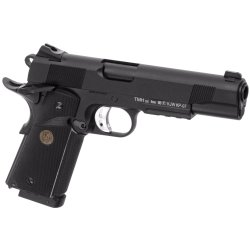 KJ M1911 MEU black Full metal blow back