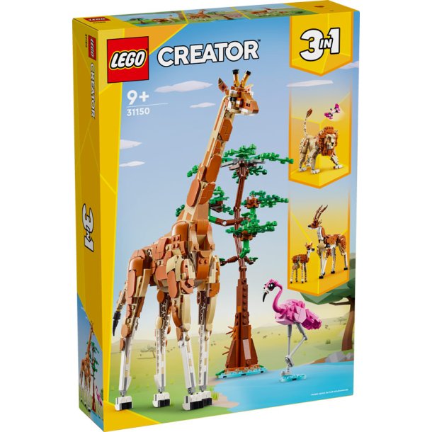 LEGO creator 31150 - 3 i1 Vilde safaridyr
