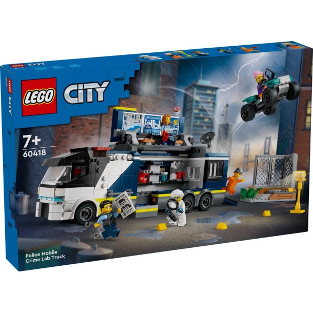 LEGO City 60418 - Politiets mobile kriminallaboratorium