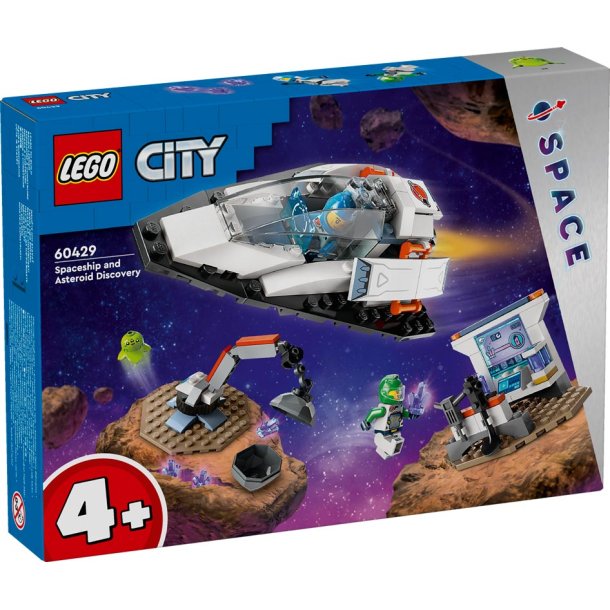 LEGO City 60429 - Rumskib og asteroideforskning