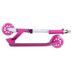 Pink Rask 120mm løbehjul med LED lys