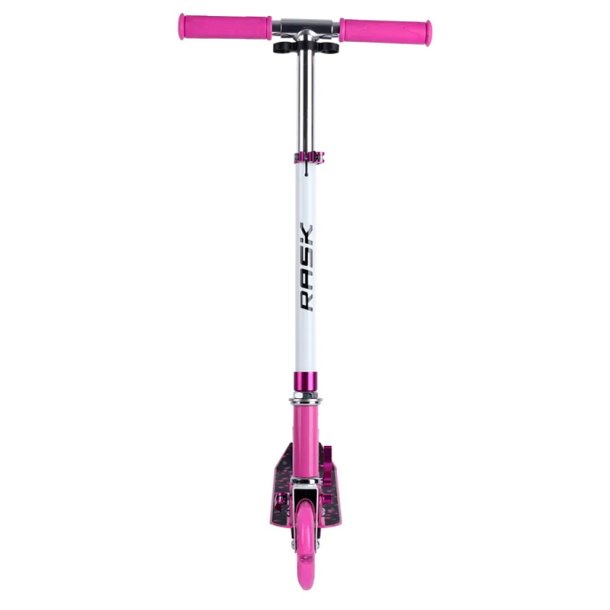 Pink Rask 120mm løbehjul med LED lys