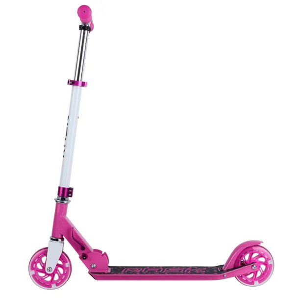 Pink Rask 120mm løbehjul med LED lys