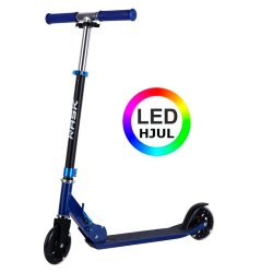 Bl Rask 120mm lbehjul med LED lys