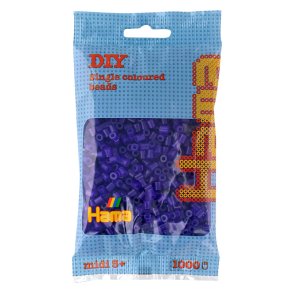 Hama midi prlor 207-24 1000 st. transparent lila