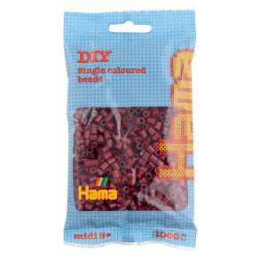 Hama midi perler 207-30 1000 stk. mrkerd